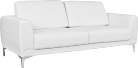ΚΑΝΑΠΕΣ 3ΘΕΣΙΟΣ KENZIE HM3121.32 ΜΕ ΛΕΥΚΟ PU 190x81x81 εκ.