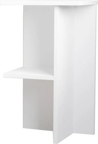 Κομοδίνο Λευκό FLEPRU 36x36x60