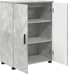 vidaXL Ντουλάπι Μπάνιου Σκυρόδεμα Γκρι 60 x 35 x 80 εκ