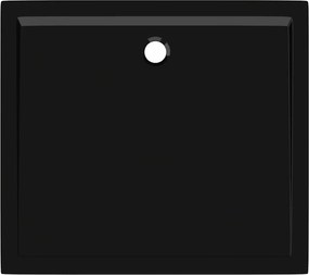 vidaXL Βάση Ντουζιέρας Ορθογώνια Μαύρη 80 x 90 εκ. από ABS