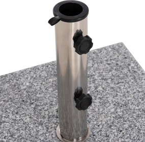 ΒΑΣΗ ΟΜΠΡΕΛΑΣ ΓΡΑΝΙΤΗ 40KG ΜΕ ΧΕΡΟΥΛΙ &amp; ΡΟΔΕΣ HM6564--ΣΩΛΗΝΑΣ ΔΙΑΜΕΤΡΟΥ Φ48