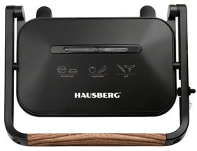 Hausberg HB-0632 Τοστιέρα - Γκριλιέρα 1300W Μαύρη