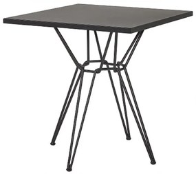 Τραπέζι Κήπου Cologne/T4 02-00-1029 60x60x74cm Black