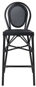 ΣΚΑΜΠΟ ΑΛΟΥΜΙΝΙΟΥ AZARIA HM5060 BAMBOO LOOK ΜΑΥΡΟ ΜΕ TEXTLINE 44x52x115Υεκ.