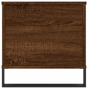 vidaXL Τραπεζάκι Σαλονιού Καφέ Δρυς 90x44,5x45 εκ. Επεξεργασμένο Ξύλο