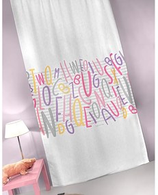 Παιδική Κουρτίνα (145x270) Με Τρέσα Guy Laroche Letters Pink