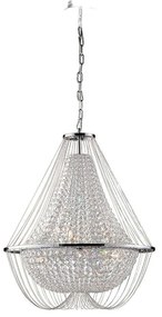 Φωτιστικό Οροφής I-Vienna-S45 CR Chrome Luce Ambiente Design Κρύσταλλο