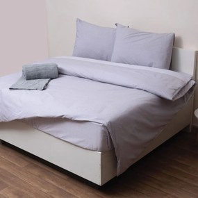 Πάπλωμα 830 Grey Viopros Μονό Βαμβάκι-Πολυέστερ