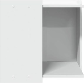 vidaXL Τουαλέτα Γάτας Περίφραξη Λευκό 53x53x51 εκ. Επεξεργασμ. Ξύλο