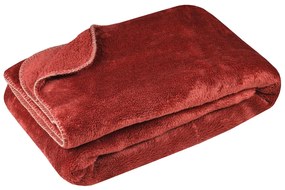 Κουβέρτα Καναπέ Fleece (130x160) S-F Calin Grenache P2B343007