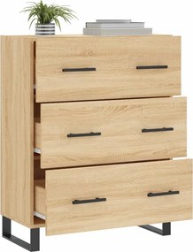 vidaXL Ντουλάπι Sonoma Δρυς 69,5 x 34 x 90 εκ. από Επεξεργασμένο Ξύλο