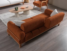 Stewehome RİO ΜΠΟΈΜΙΚΟ 3+3+1 ΣΕΤ ΚΑΝΑΠΈΔΩΝ 225x95x85 cm