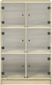vidaXL Ντουλάπι με Πόρτες 68x37x109 εκ. από Επεξεργασμένο Ξύλο