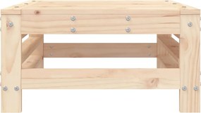 vidaXL Υποπόδιο Κήπου από Μασίφ Ξύλο Πεύκου