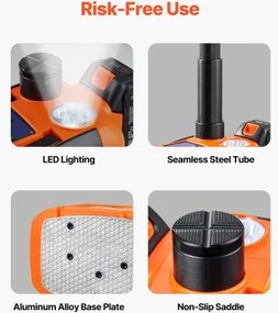 VEVOR Electric Car Jack 5 Tons /11000 lbs Portable Jack kit with Remote Control