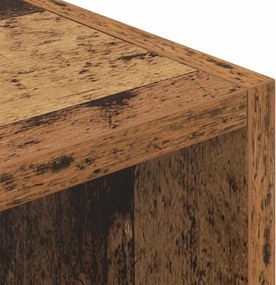 vidaXL Πλαϊνό γραφείο Παλιό ξύλο 90 x 30 x 90 cm