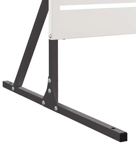 vidaXL Οθόνη Ιδιωτικότητας Γκρι 100 x 50 x 180 εκ. Ατσάλι