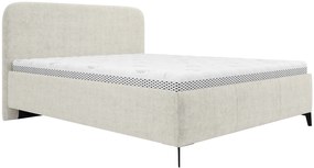 Επενδυμένο κρεβάτι Holly-Leuko-160 x 200