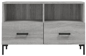 vidaXL Έπιπλο Τηλεόρασης Γκρι Sonoma 80x36x50 εκ. από Επεξεργ. Ξύλο