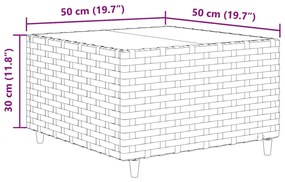Σαλόνι Κήπου 5 Τεμαχίων Μαύρο από Συνθετικό Ρατάν με Μαξιλάρια 3308012