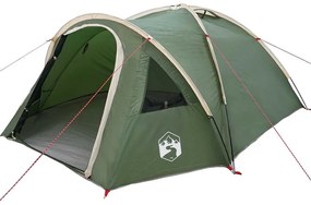 vidaXL Σκηνή Camping με στέγη Πράσινο 308 x 268 x 130 εκ. Πολυεστέρας