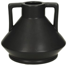 Βάζο Μαύρο Κεραμικό 14.5x14.5x12.5cm - Κεραμικό - 05152104
