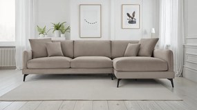 Maggie L-Shape Sofa Right Beige