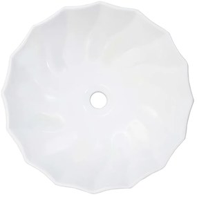 vidaXL Νιπτήρας Λευκός 46 x 17 εκ. Κεραμικός