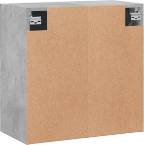 VidaXL Ντουλάπι Τοίχου Γκρι Σκυροδέματος 60x31x60 εκ. Επεξεργ. Ξύλο