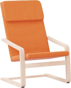 vidaXL Πολυθρόνα Relax Σκούρο Κίτρινο Υφασμάτινη
