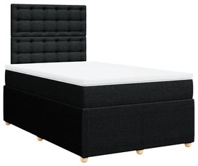 ΚΡΕΒΑΤΙ BOXSPRING ΜΕ ΣΤΡΩΜΑ ΜΑΥΡΟ 120X190 ΕΚ. ΥΦΑΣΜΑΤΙΝΟ 3294311