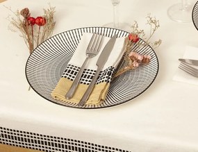 Σετ Πετσέτες φαγητού Dolly Atmosphera με διαστάσεις 40x40cm - Mustard yellow - 2 τεμάχια