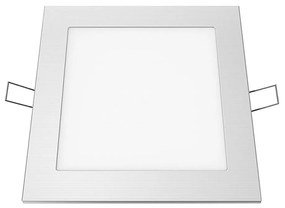 Πάνελ Χωνευτό Plato Led Slim PLATO1240SNM 12W 4000K Silver Aca Τετράγωνο