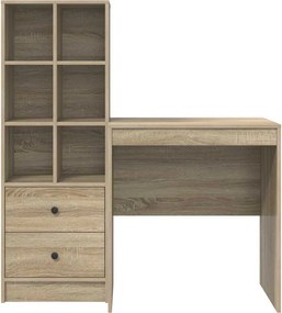 vidaXL Γραφείο με συρτάρι 2 pcs Δρύς Sonoma