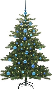 vidaXL Τεχνητό Χριστουγεννιάτικο Δέντρο με Άξονα Πράσινο 150 cm