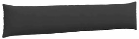vidaXL Μαξιλάρι Καναπέ 2 pcs Μαύρο 200 x 40 εκ. ύφασμα