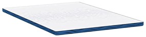 vidaXL Στρώματα Λευκό και μπλε 140 x 190 cm Αφρός μνήμης τζελ