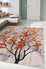 Χαλί Alho 8A 487KRL1111 Grey-Orange Conceptum Hypnose 120X180cm
