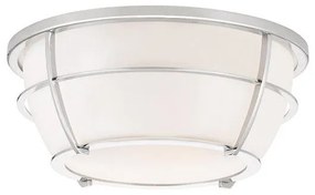 Πλαφονιέρα Φωτιστικό  Μπάνιου  2xE27  ΙΡ44  Chance Elstead Lighting QZ-CHANCE-F-PC Χρώμιο