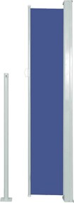 vidaXL Σκίαστρο Πλαϊνό Συρόμενο Μπλε 160 x 500 εκ.
