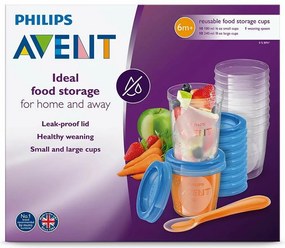 Σετ Δοχείων για Παιδικές Τροφές Philips SCF721 / 20