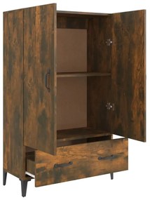 vidaXL Ντουλάπα Καπνιστή δρυς 70 x 31 x 115 εκ. από Επεξεργασμένο Ξύλο