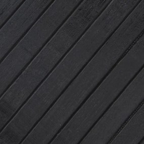vidaXL Χαλί Ορθογώνιο Γκρι 80 x 400 εκ. Μπαμπού