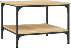 vidaXL Τραπεζάκι Σαλονιού Sonoma Δρυς 55 x 55 x 40 εκ. Επεξεργ. Ξύλο