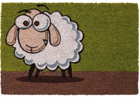 Πατάκι Εισόδου Ruco Print Sheep 811 40x60cm Green Sdim 45X75
