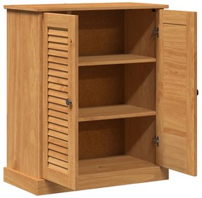 vidaXL Ντουλάπι Μπάνιου καφέ μελί 68 x 34 x 80 εκ Μασίφ ξύλο πεύκου