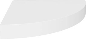 vidaXL Ράφια Τοίχου Γωνιακά 2 τεμ. Άσπρα 25x25x3,8 εκ. MDF