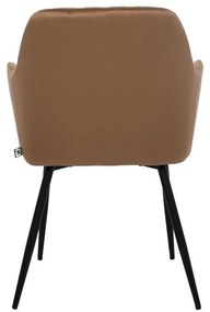 Πολυθρόνα Τραπεζαρίας 23162 Fylliana Καφέ 60x60x87εκ. 2αδα 60x60x87 εκ.
