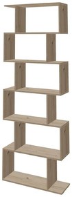 Βιβλιοθήκη Sezen σε oak απόχρωση 70x24x191,5 εκ. 70x24x191.5 εκ.