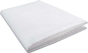 vidaXL Μουσαμάς με Ύφανση Leno Λευκός 2x3 μ. 140 γρ./μ²